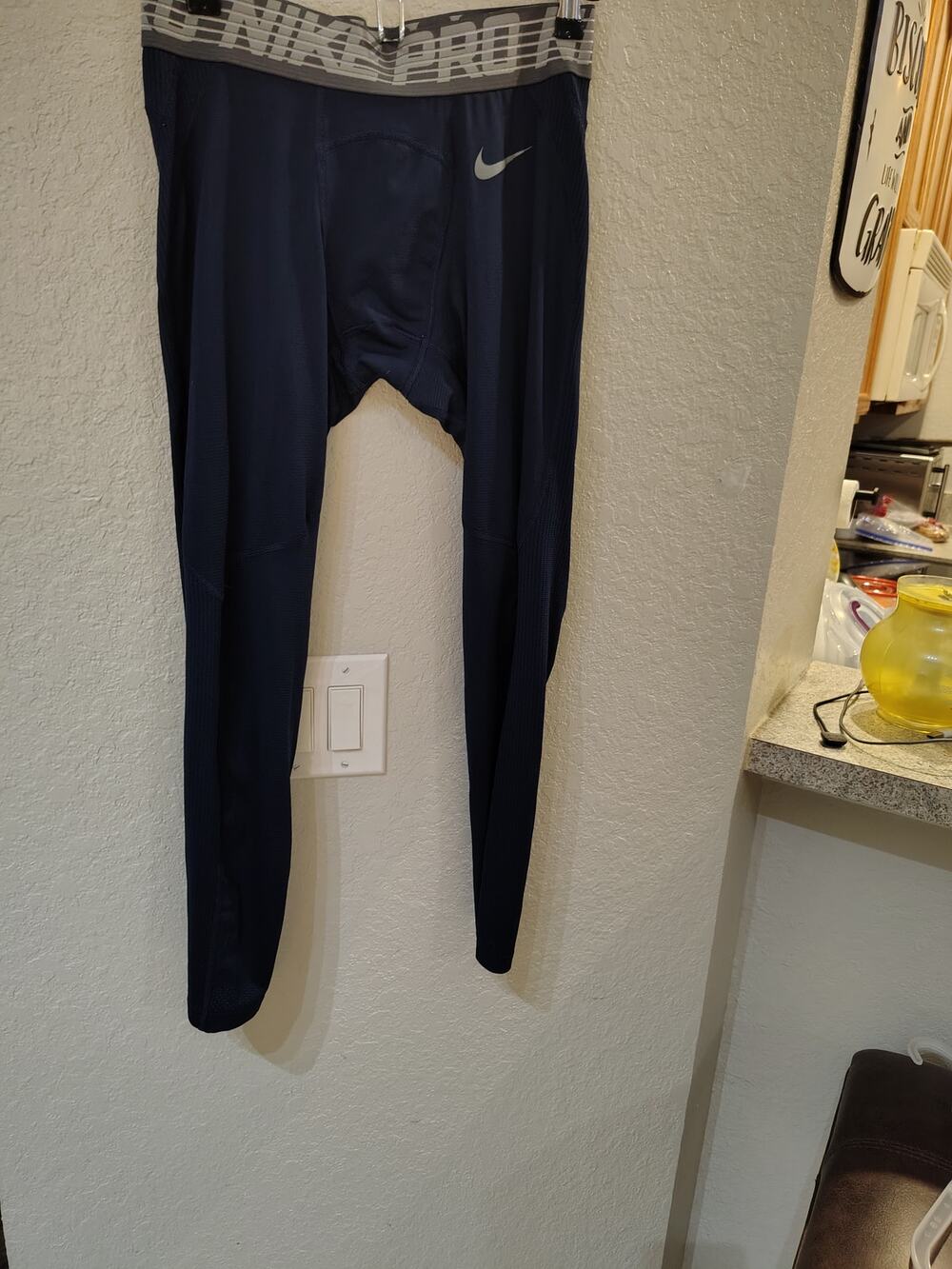 Nike Pro Men's Dri-FIT Compression Tights - Dark Navy Blue